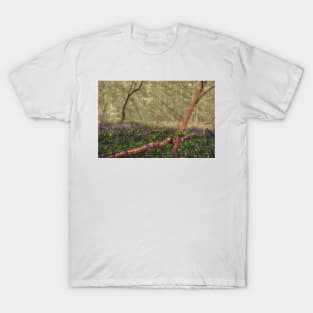 Sunlight in a Bluebell Wood T-Shirt